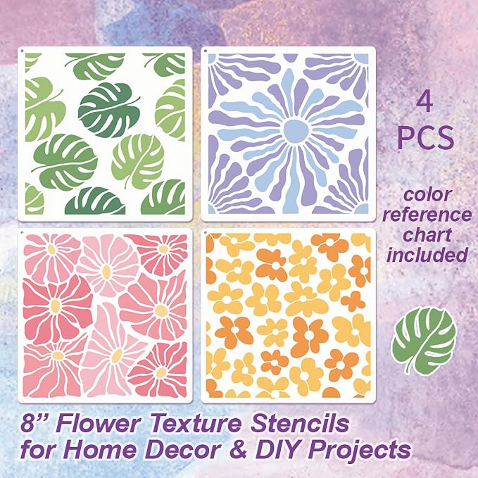 Wall Stencils for Painting Large Pattern, Exquisite Floral Designs for Wall - Image 6
