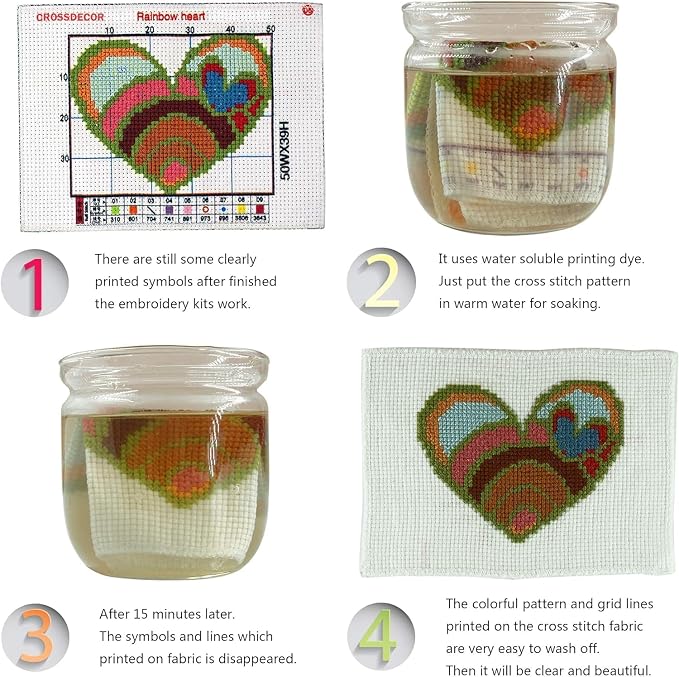Raccoon Cross Stitch Kits for Adults Beginner, Counted Cross Stitch Kits - Image 7
