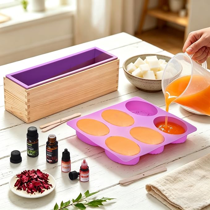 Soap Making Kit for Adults All-in-One Soap Making Supplies Includes Melt & Pour - Image 7