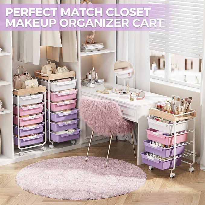 SYKIARIOL Rolling Craft Storage Cart - Image 9
