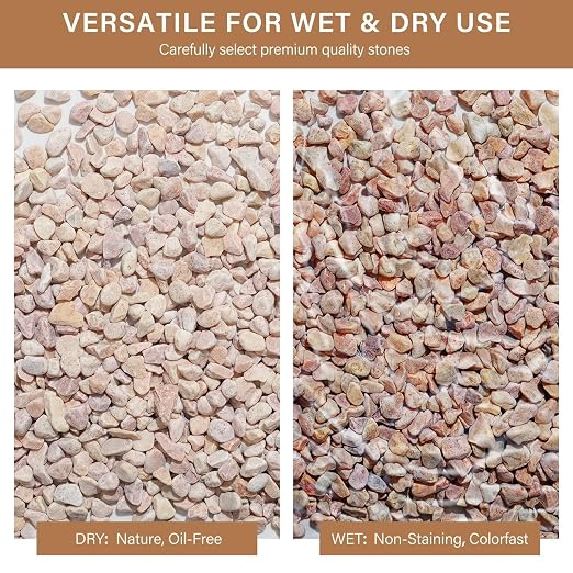 NUPICK 6 lbs Pebbles for Indoor Plants, 3/8 Inch Pea Gravel for Fish Tank - Image 7