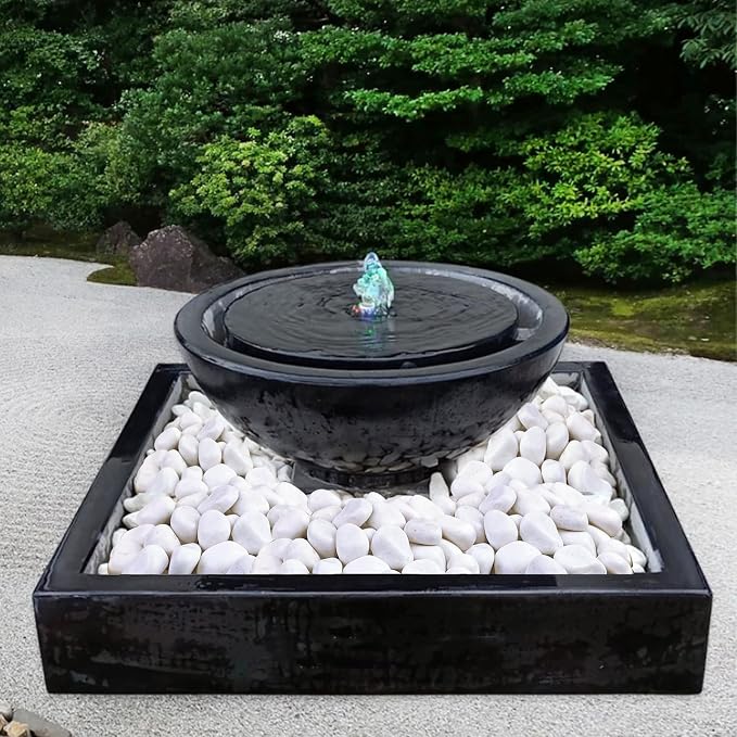 FANTIAN 5 lbs White Pebbles for Indoor Plants, Polished River Rocks, 1.5-2.5 - Image 8