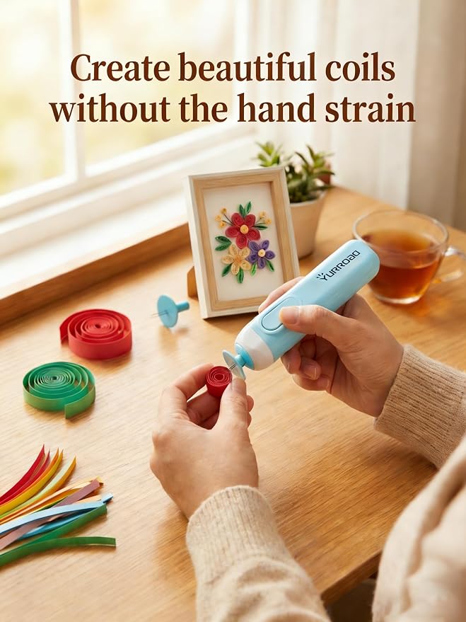 Electric Quilling Pen, 2-in-1 Dual Tip Quilling Tool - Image 8