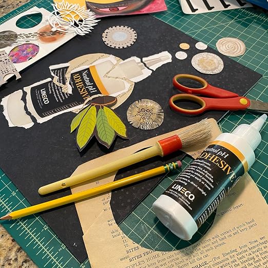 LINECO Neutral pH Adhesive 8 Oz, All-purpose Glue, Dries Clear and Remains - Image 9