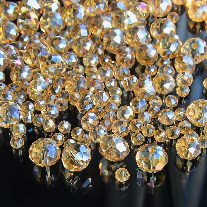 1200 Pcs 4mm Round Crystal Glass Beads - Image 6