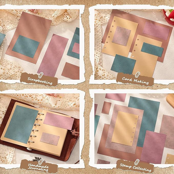 24 Sheets Scrapbook Paper 12x12 IN Double-Sided Boho Patterned Craft Paper | - Image 7