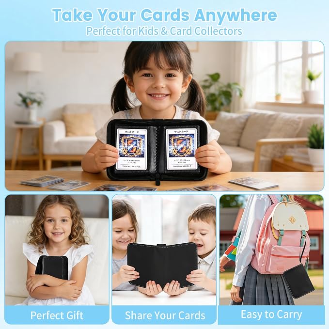 Mini Trading Card Binder Album, 1 Pocket Card Binder - Image 7