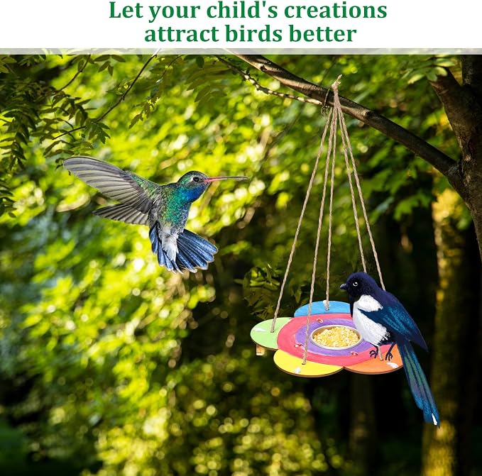 DoubleFill 48 Pcs Bird Feeder Craft Kits - Image 7
