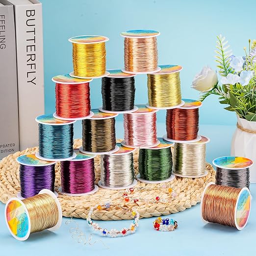 328 Feet Tarnish Resistant Copper Wires 28 Gauge/0.3mm Jewelry Craft Wires - Image 9