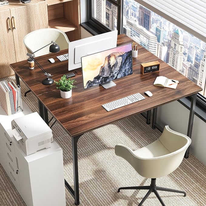 Huuger Computer Desk, 48 Inch Office Desk, Gaming Desk - Image 9