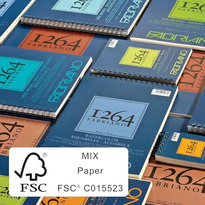 Fabriano 1264 Mixed Media Pad, 110 lb. - Image 4