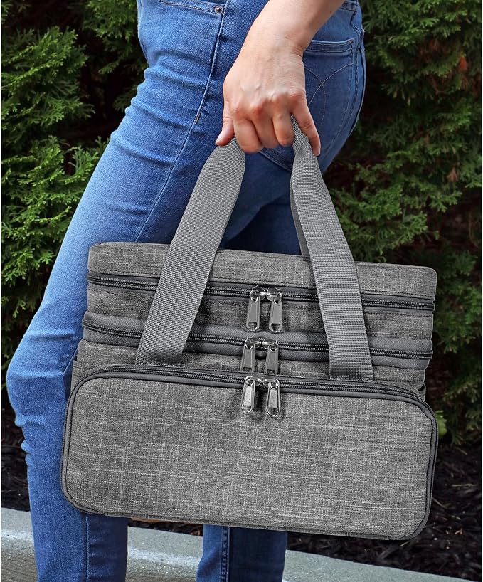 SINGER Sewing Accessories Organizer – Double Layer Portable Sewing Storage Bag - Image 8
