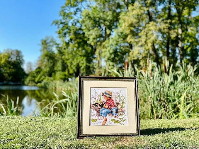 RIOLIS - Let's Go Fishing 1470, Cat Lovers Cat Cross Stitch Kits 11, Cross - Image 9