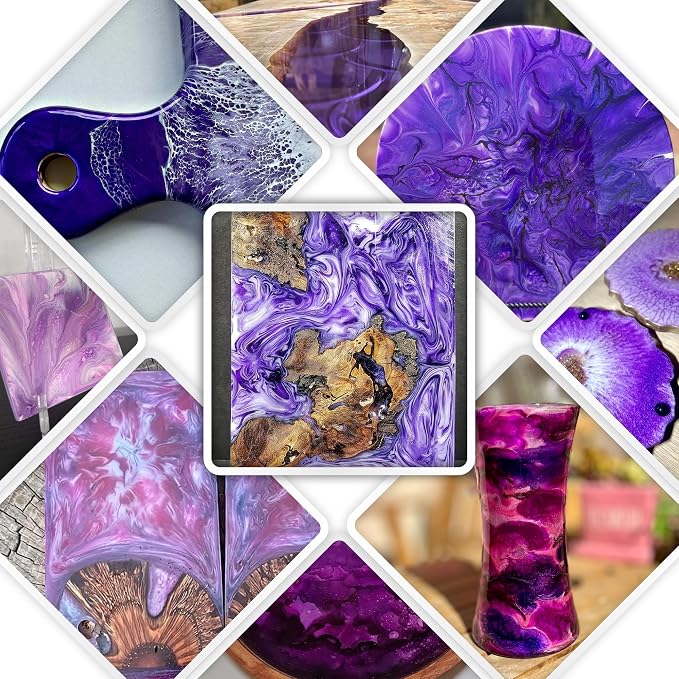 Alumilite Liquid Dye Violet 1 Oz, Highly Concentrated Dye - Image 4