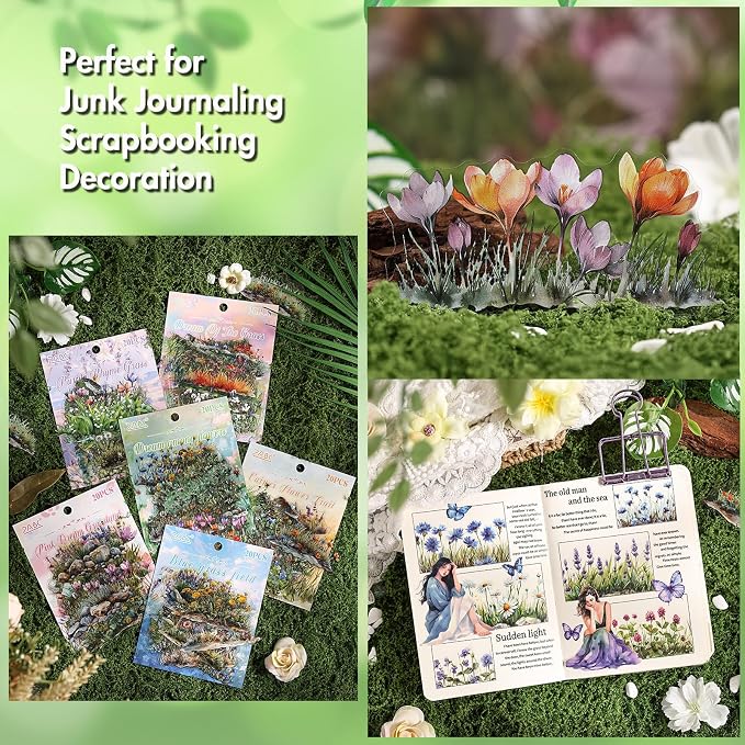 Scrapbook Flower Stickers - Image 7
