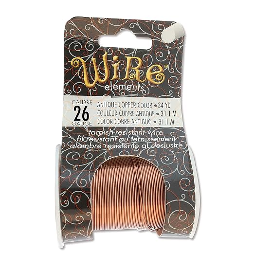 The Beadsmith Wire Elements 26-Gauge Lacquered Tarnish-Resistant Copper Wire - Image 7