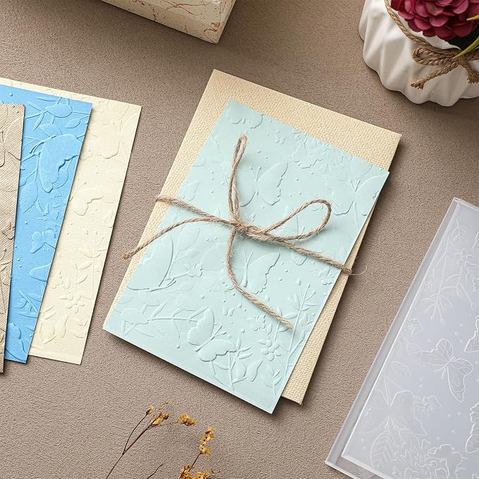 Geiserailie 1 Pcs Embossing Folders 2d/3D Embossing Machine Template Paper Card - Image 7