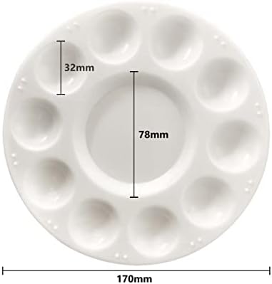 15 Pack Paint Tray Palettes for Kids, Plastic White Palettes for Students - Image 3
