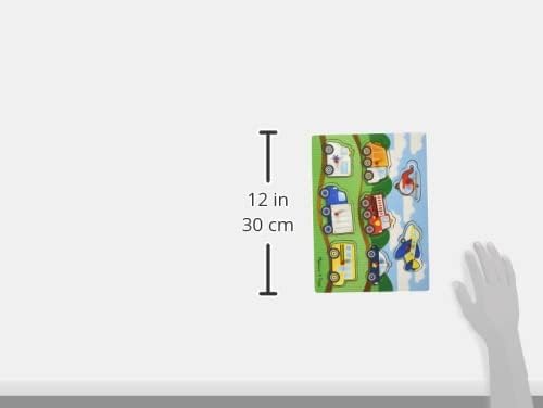 Melissa & Doug Vehicles Wooden Peg Puzzle - Image 3