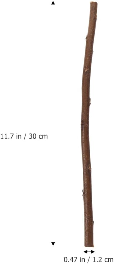 NOLITOY 50pcs Natural Wood Sticks - Image 5
