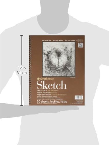 Strathmore 400 Series Sketch Pad, 9x12 inch, 50 Sheets - Image 2