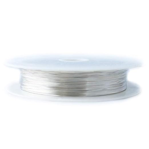 925 Sterling Silver Wire, 28 Gauge, Half Hard, 50FT by CRAFT WIRE | Sterling - Image 6