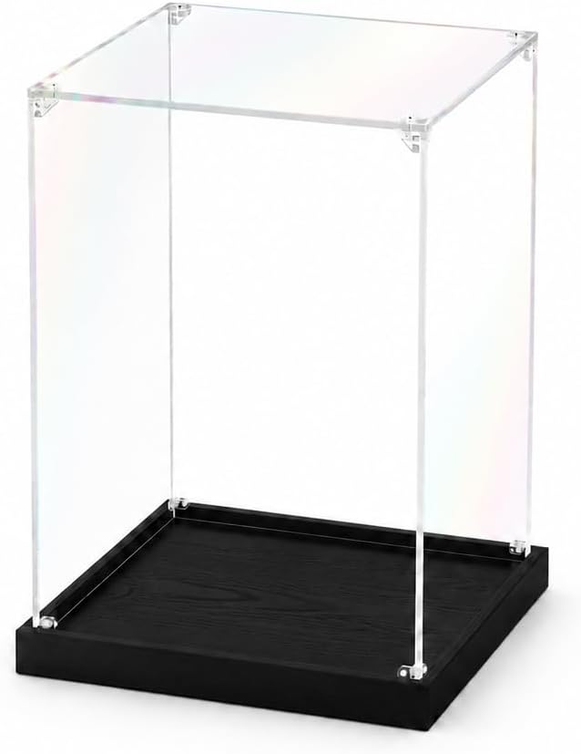 JUJOMAT Acrylic Display Case for Collectibles Clear Acrylic Display Box for by JUJOMAT