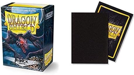 5 Packs Dragon Shield Matte Black Standard Size 100 ct Card Sleeves Value - Image 3