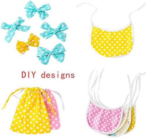 7Pcs 20" x 20" Cotton Fabric DIY Making Supplies Quilting Patchwork Fabric Fat - Image 3