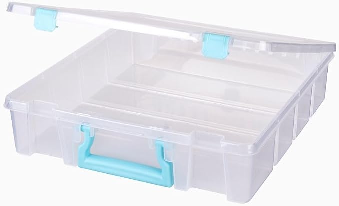 ArtBin Super Satchel 1 Compartment Box Clear Craft Organizer Storage Case - Image 2