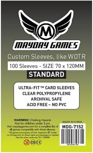 Mayday Games SpellBook -Standard Compatible Card Sleeve Bundle by MAYDAYGAMES
