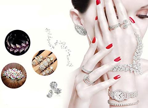 Onwon 1440 Pieces SS12 / 3.1mm Clear Crystal Flat Back Brilliant Round - Image 6