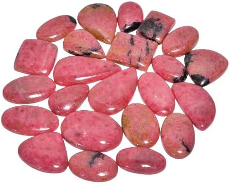 Natural Loose Gemstone 5 Piece Cabochons Lot Jewelry Making Loose Gemstone by Crysmona
