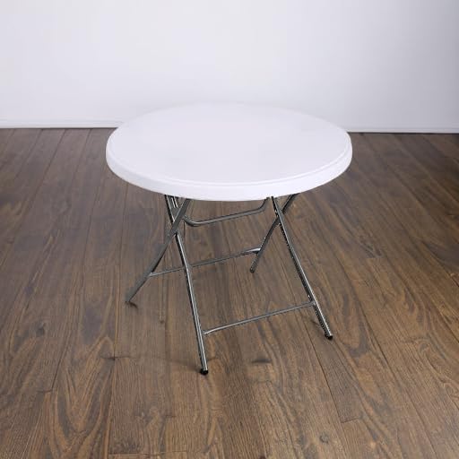 SUPER DEAL 32in Cocktail Table, Indoor Outdoor Portable High Top Table - Image 6