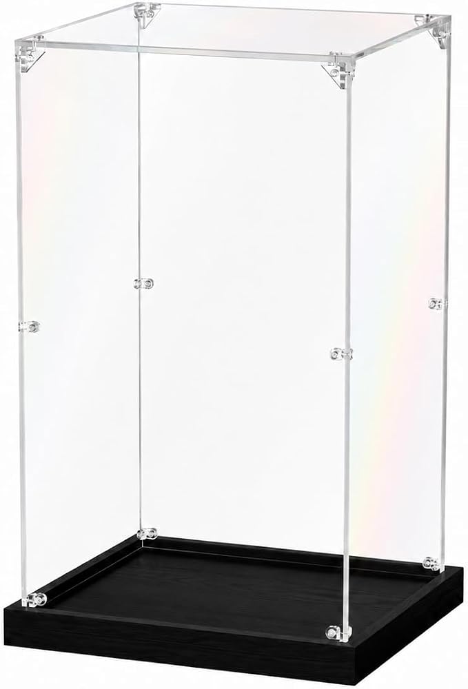 JUJOMAT Acrylic Display Case for Collectibles Clear Acrylic Display Box for by JUJOMAT