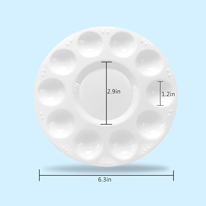 28pcs Paint Tray Palettes Plastic - Image 4