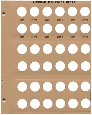 Dansco US Lincoln Cent Coin Album 1909 - Image 9
