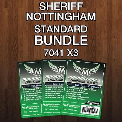 Mayday Games Sherriff of Notingham Game Accessory- Standard Card Sleeve Bundle by MAYDAYGAMES