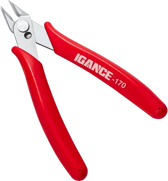 IGAN-170 Wire Cutters, Precision Electronics Flush Cutter, One of the Strongest by IGAN