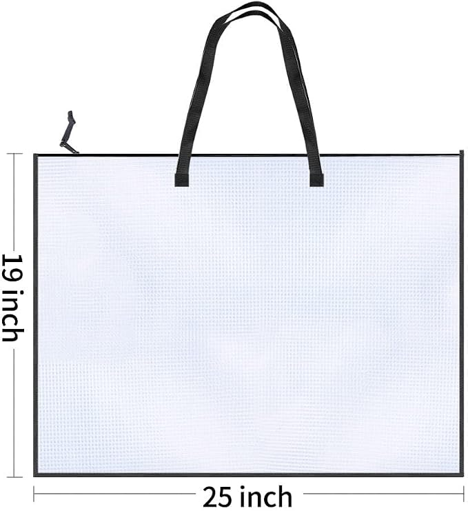 Opret 4 Pack 19x25 inch Art Portfolio Bags, Artwork Storage Case - Image 2