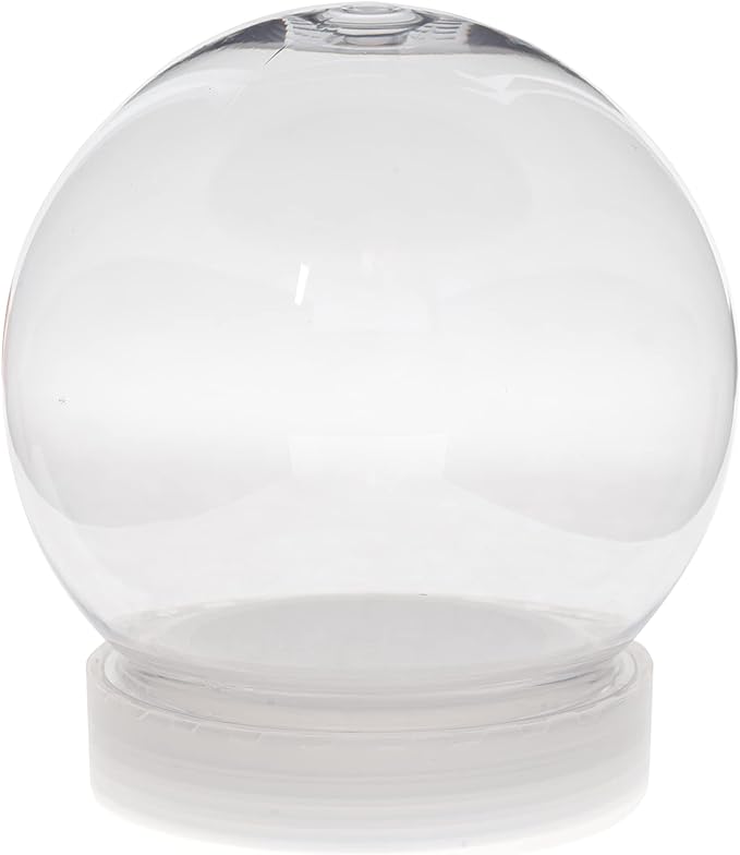 Creative Hobbies Pack of 6 4 Inch DIY Snow Globe Water Globe - Image 2