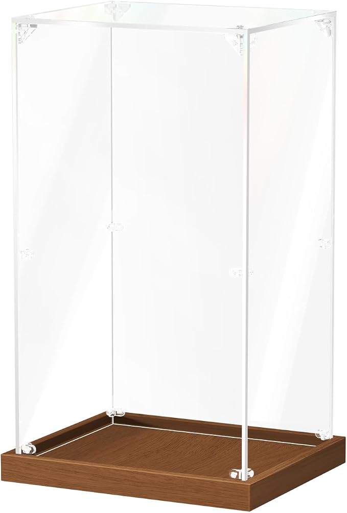 JUJOMAT Acrylic Display Case for Collectibles Clear Acrylic Display Box for by JUJOMAT