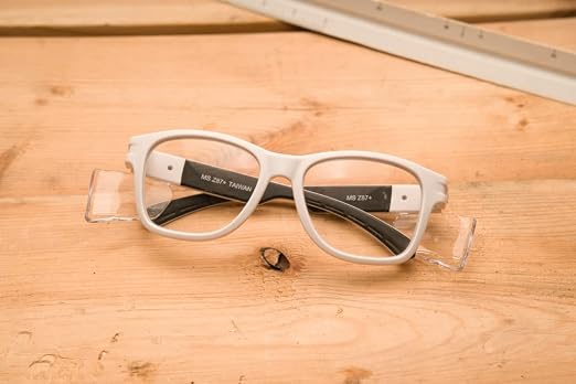 MAGID Y50 Safety Glasses for Construction | White Frame — 6 Pairs, ANSI Z87.1+ - Image 4