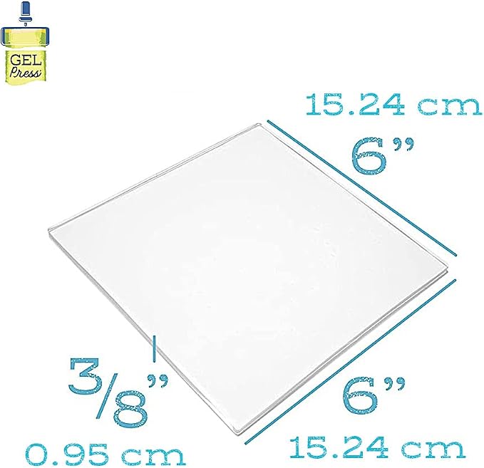 Gel Press Monoprinting Print Plates – 6” x 6” Gel Plate Class Pack Value Pack - Image 2
