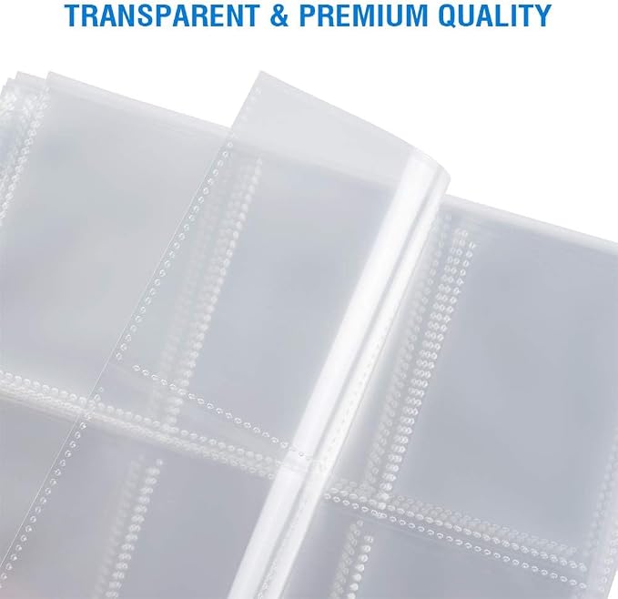 120 Pack 9 Pocket Page Protectors, Sooez Double Sided Trading Card Sleeves - Image 5