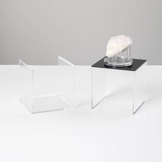Transparent Acrylic Square Cube Containers - Image 3
