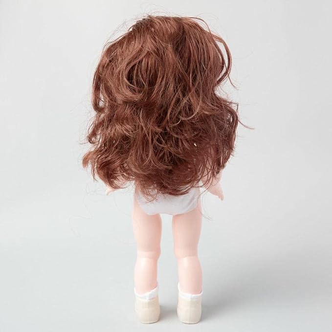 3 Auburn Brunette Full‑Body Dolls – Plastic Craft Doll Models, 13.5" | - Image 6