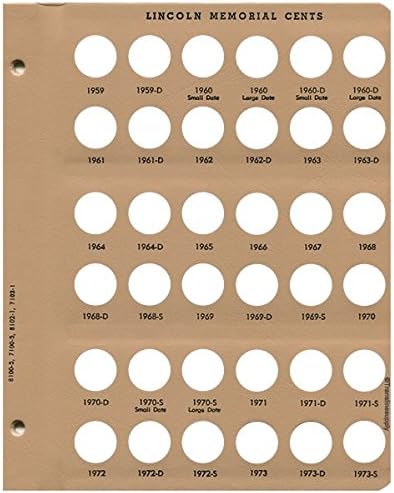 Dansco US Lincoln Memorial Cent Coin Album 1958 - Image 2