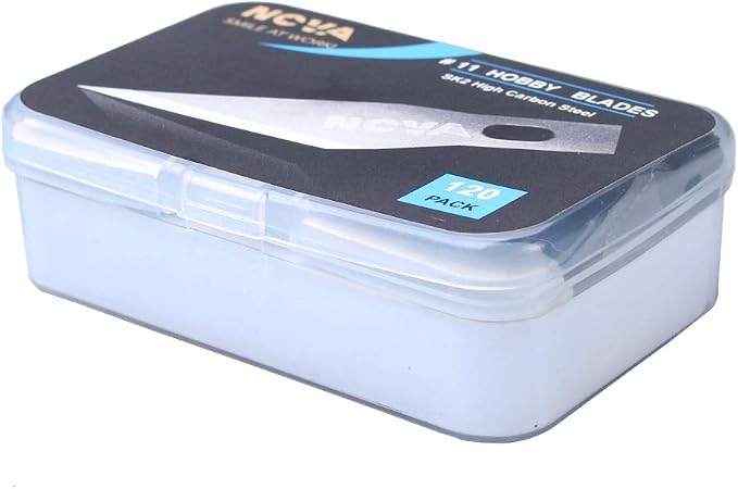 120 pack #11 Hobby Blade Refill, Exact-To Knife Steel Replacement Blades - Image 2
