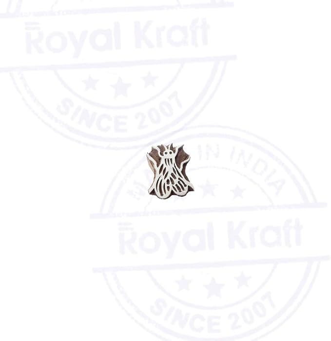 Royal Kraft Wooden Stamps DIY Fabric, Henna Printing Blocks THDtag072 - Image 2